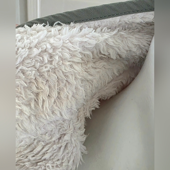 Vuori Jacket Womens Size Medium Cozy Sherpa Popover Pullover Dune 1/2 Snap Fleec - Picture 7 of 12